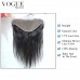 Straight Full Lace Frontal 13x6 Human Virgin Hair With Bleached Knots